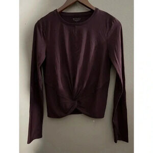 Women's Long Sleeve Top - Plum